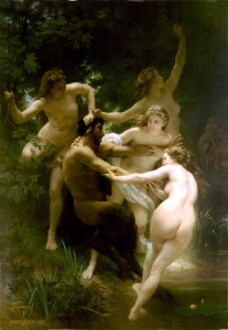 Bouguereau, Nymphs and Satyr