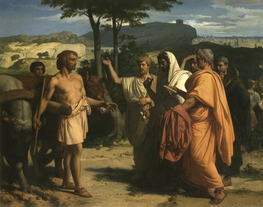 Cabanel, Cincinnatus Receiving the Envoys from the Senate