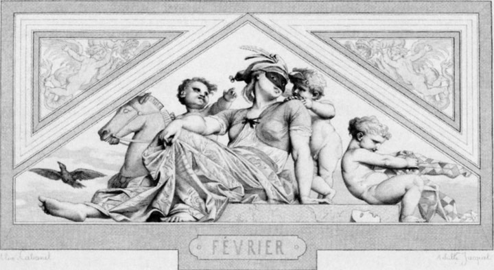 Cabanel, Months, February