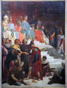 Cabanel, Pantheon, St. Louis Rendering Justice, left