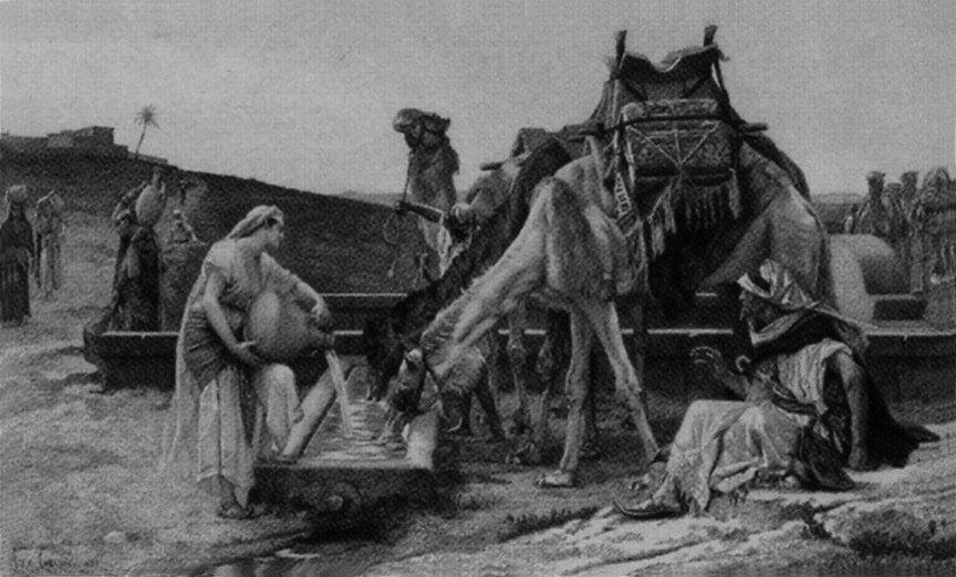 Cabanel, Rebekah and Eliezer