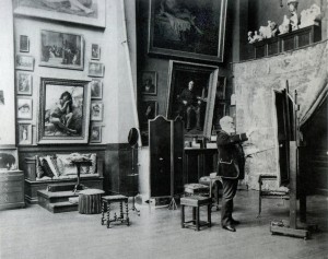 Cabanel in his studio, 1887